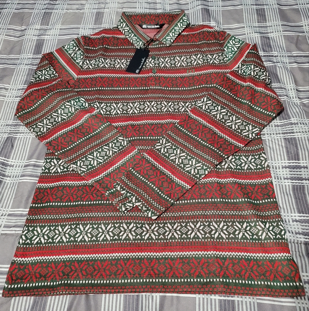 Travis Mathew L/S Polo Sz S